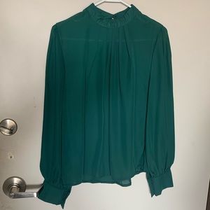 Sheer chiffon work top - NEVER WORN